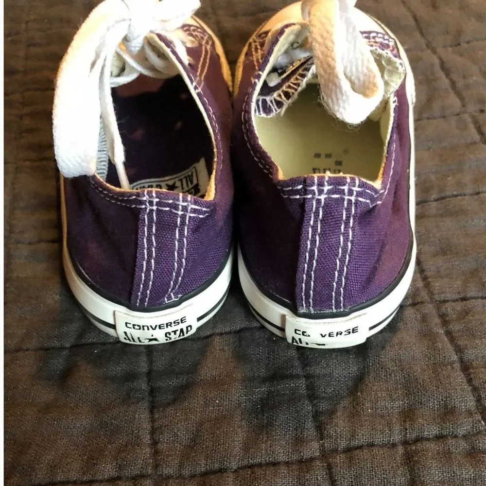 Converse Kids Purple Low Top Sneakers